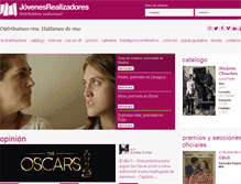 Tablet Screenshot of jovenesrealizadores.com